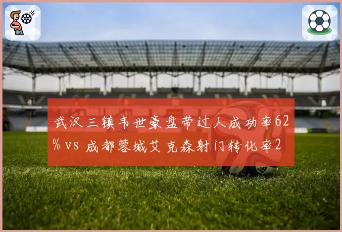 武汉三镇韦世豪盘带过人成功率62% vs 成都蓉城艾克森射门转化率28%,边路爆破手与终结者对比